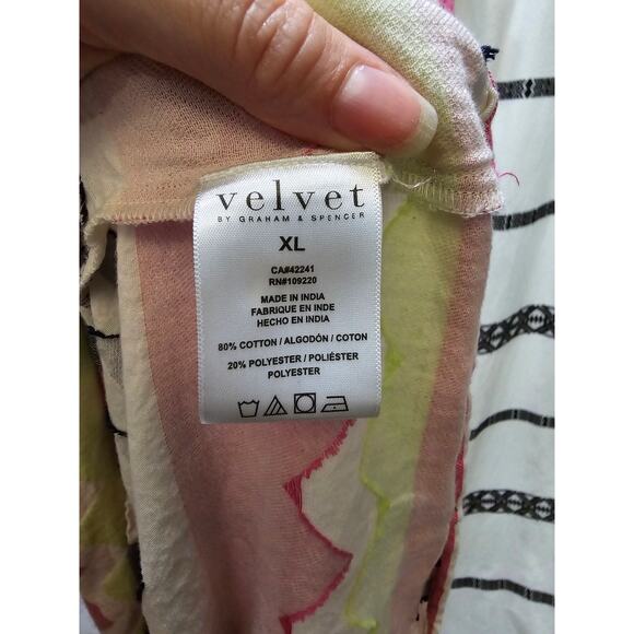 Velvet by Graham & Spencer geometric print spaghetti straps tiered midi dress - Picture 11 of 12